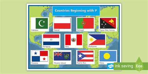10 countries beginning with p.